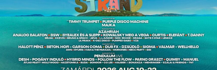 Strand Fesztivál 2026